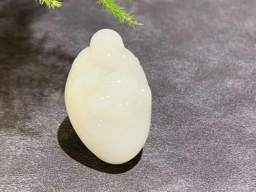【御珠宫坊】羊脂白玉佛挂件 商品图3