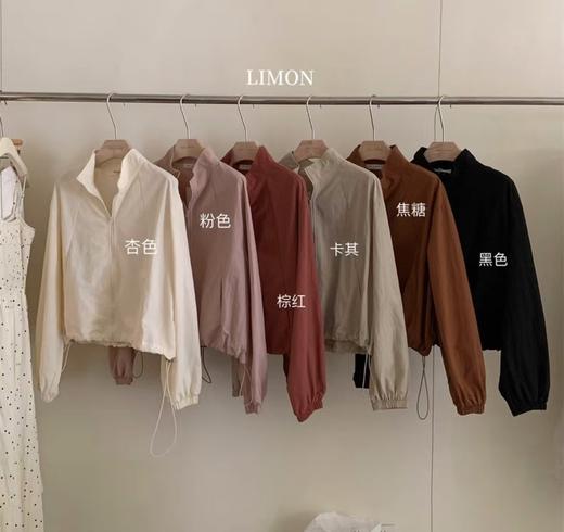 【YW】无忧购【甄选】韩版宽松夹克上衣休闲 拉链立领防晒衣长袖外套YNG8-15（截单后7天发货) 商品图8