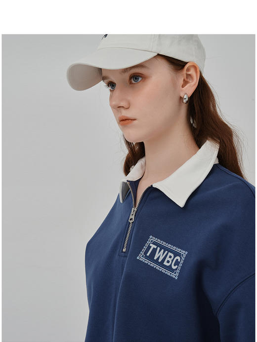 Teenie Weenie小熊字母卫衣女夏季女卫衣TTMA256309N 商品图4