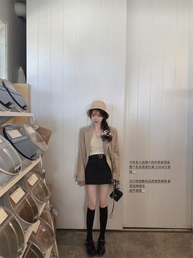 金蘑菇菇 巴黎碎片 都市通勤西装 / 收腰休闲风