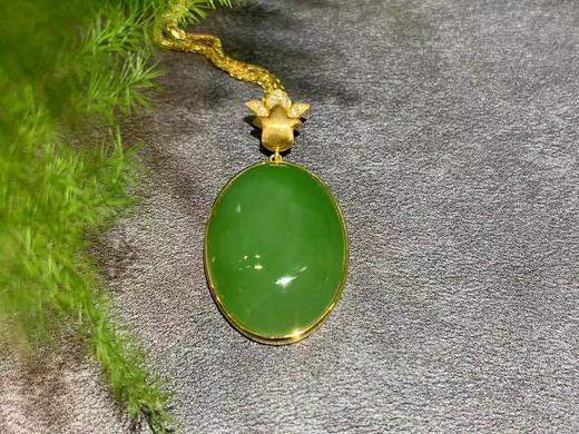 【御珠宫坊】金镶碧玉吊坠 商品图6