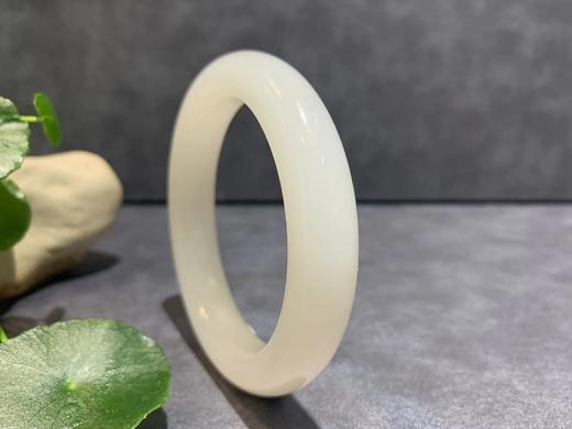 【御珠宫坊·传承系列】羊脂白玉手镯55mm 商品图7