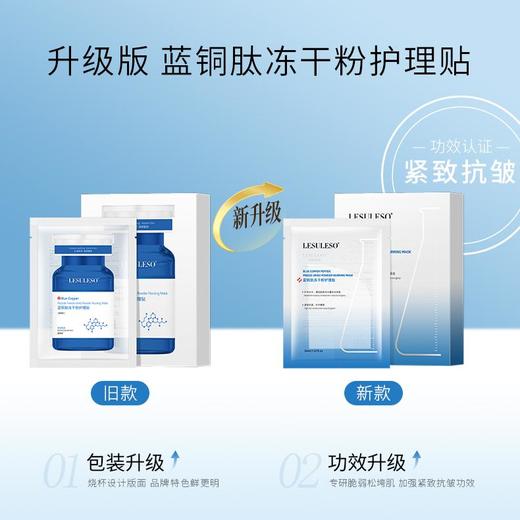丽素丽速蓝铜肽面膜(冻干粉护理贴)5片 商品图1