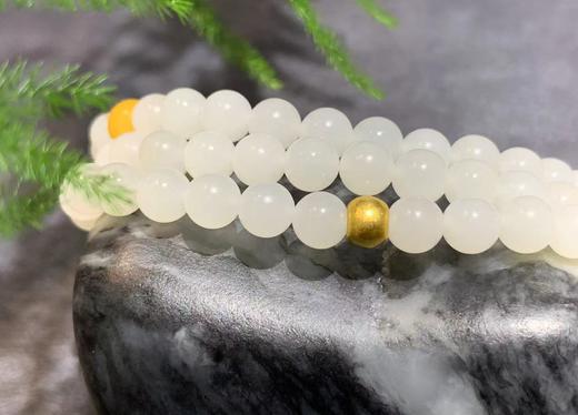 【御珠宫坊】羊脂白玉珠串 商品图6