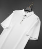 【冰丝】【DDA】大依优型大码短袖POLO衫弹力冰丝翻领商务休闲透气半袖夏季上衣 商品缩略图3
