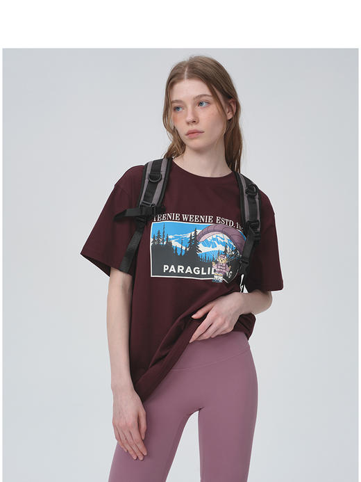 Teenie Weenie小熊卡通字母T恤女夏季女t恤TTRW256424I 商品图3
