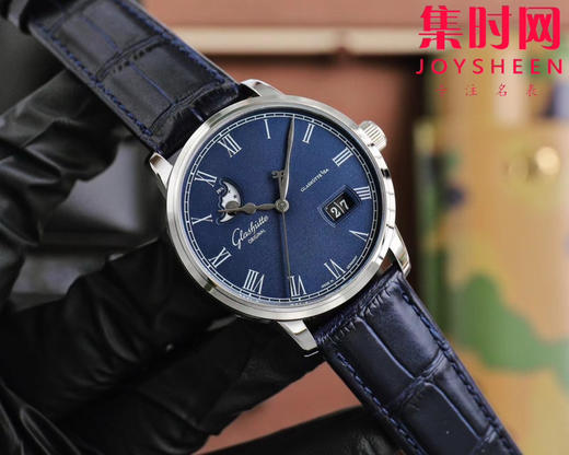 V9格拉苏蒂月相 原创议员月相款 参议员大日历 男士腕表 原装开模 商品图3