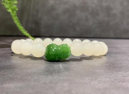 【御珠宫坊】羊脂白玉手串 商品图0