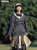 早乙女惠子saotome/STMWY251047/木耳边肌理腊肠小狗卫衣开衫 商品缩略图1