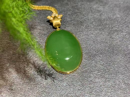 【御珠宫坊】金镶碧玉吊坠 商品图5