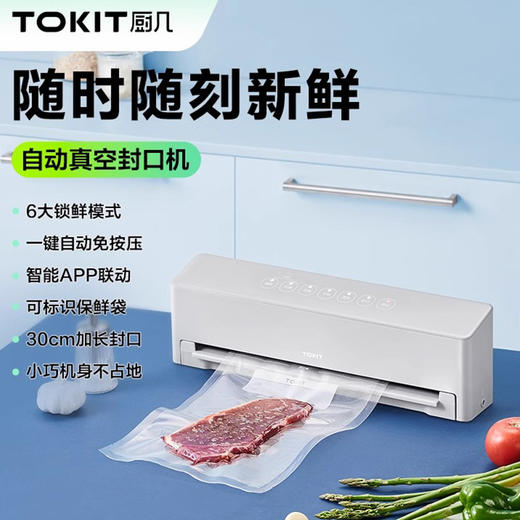 【分仓直发包邮】TOKIT自动真空封口机 （魔芋灰）TXD010-2 商品图0