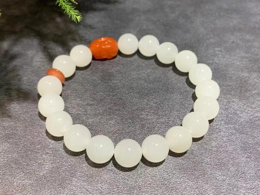 【御珠宫坊】羊脂白玉手串 商品图1