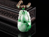 原创沉香+翡翠飘色大葫芦挂件 商品缩略图2
