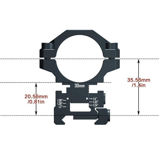 发现者三钉30/25.4多管径增高6061高精度夹具 商品图2