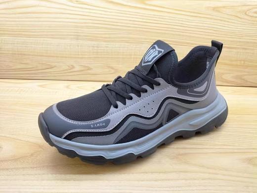 春季新款时尚运动休闲豪行男鞋14123058网面透气跑步潮款单鞋 商品图3