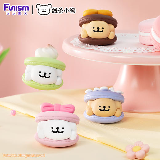 玩乐主义 线条小狗 甜品屋小狗头 全20种 6只/盒 盲盒 商品图3