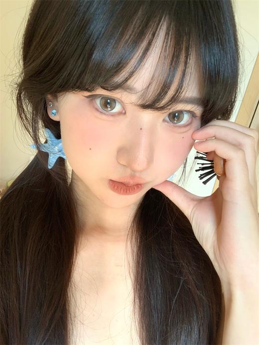 Yeelens旗下 半年抛·水野亚美&洛可可&天选本命&帕恰星愿 14.2mm白狮参考着色中等直径  2片 商品图14