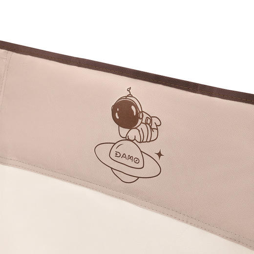 【承重100kg 轻量稳固】大迈 扶手折叠轻躺椅-布拉格棕 商品图6