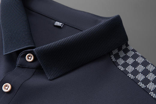 【冰丝】【DDA】大依优型大码短袖POLO衫弹力冰丝翻领商务休闲透气半袖夏季上衣 商品图4