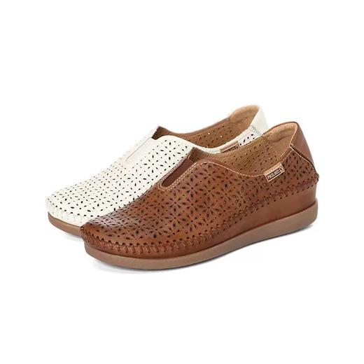 【Pikolinos】  B3F   派高雁春季牛皮深口纯色平底套脚休闲单鞋PS251013 商品图4