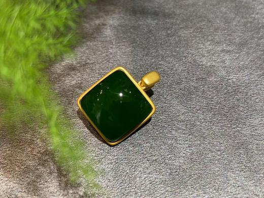 【御珠宫坊】金镶碧玉吊坠 商品图2