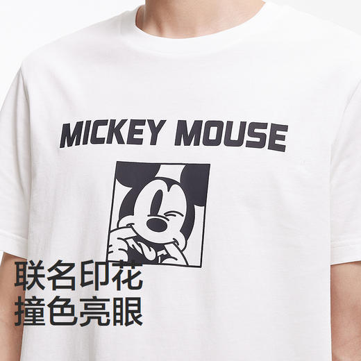 【迪士尼IP】森马儿童短袖T恤2025夏季新款纯棉上衣米奇印花男装 商品图3