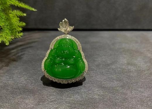 【御珠宫坊】金镶碧玉佛吊坠 商品图8