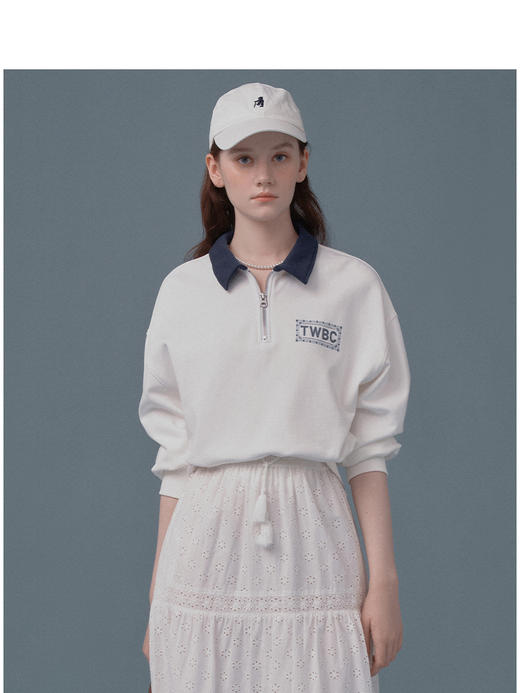 Teenie Weenie小熊字母卫衣女夏季女卫衣TTMA256309N 商品图1
