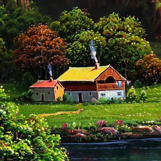 朝山画 富水环山图 商品图6