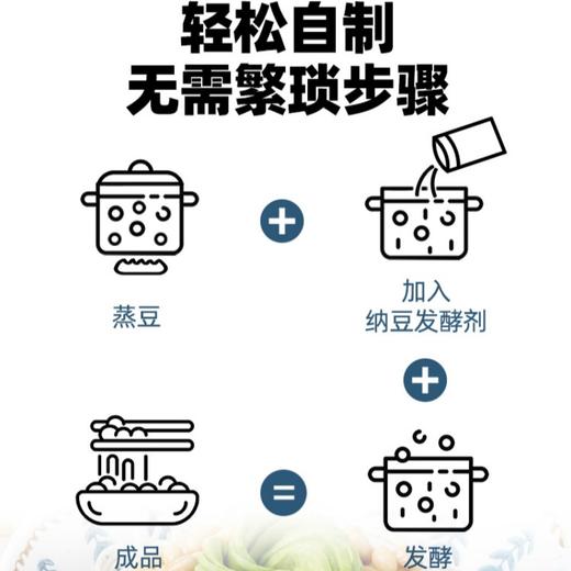 【纳豆发酵剂，香醇软糯，自然拉丝】安琪百钻纳豆发酵剂 1.5g*8条发酵菌粉 家用自制即食拉丝 豆制品菌种-QQ 商品图3