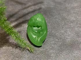 【御珠宫坊】碧玉莲蓬挂件