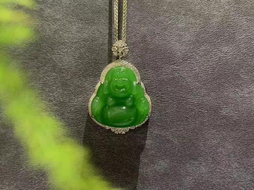 【御珠宫坊】金镶碧玉佛吊坠 商品图10
