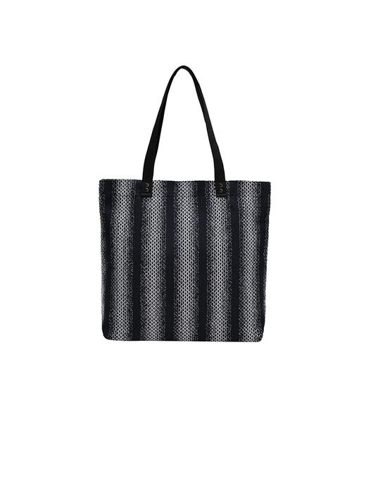 callisto藏青条纹手提袋 商品图0