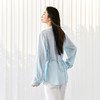 IC新中式围裹绑带衬衫女新款百搭显瘦收腰设计感小众上衣 商品缩略图4