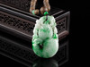 原创沉香+翡翠飘色大葫芦挂件 商品缩略图3