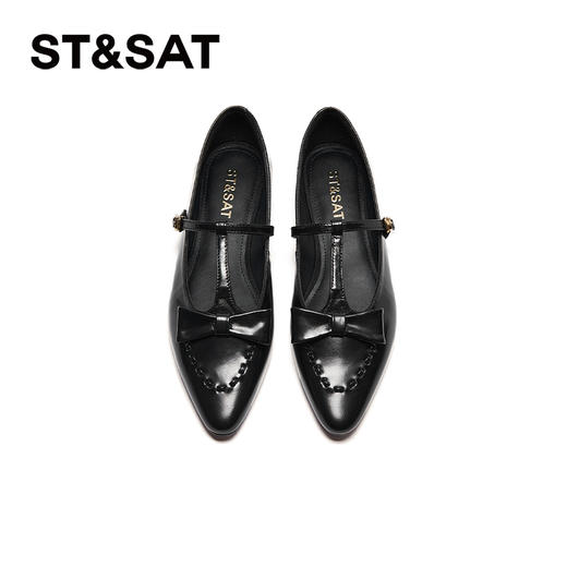 【精选牛皮】星期六复古英伦风镂空玛丽珍SSD1111191 商品图11