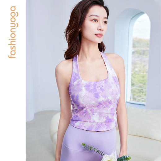 凡圣瑜伽优雅挂脖背心FY15202 商品图3
