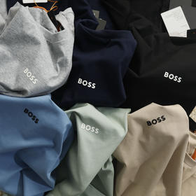 【3月13日  下午13:30 秒杀】原厂尾货 HOGO BOSS 多色圆领短袖T恤 男女同款