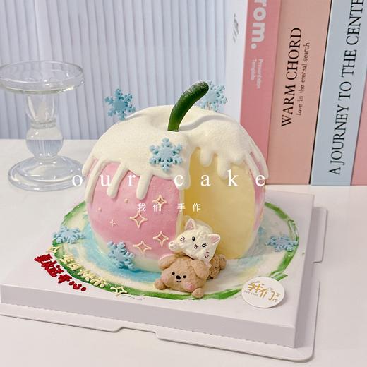 苹果小动物卡通蛋糕-低糖处理无添加 商品图2