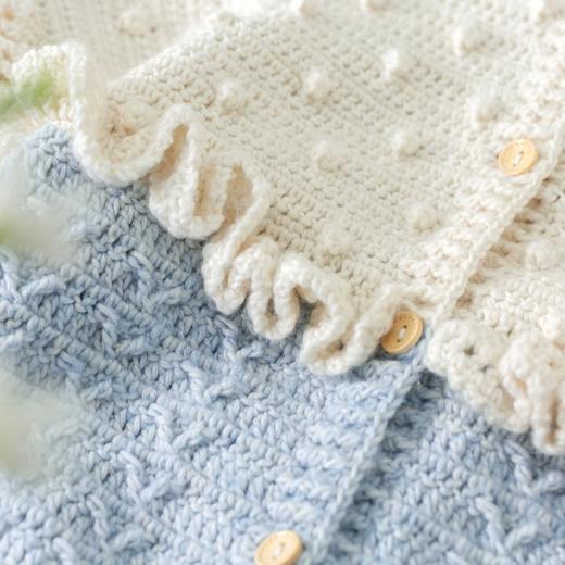 苏苏姐家奶芙开衫手工diy编织钩针毛线团自制外套材料包 商品图2