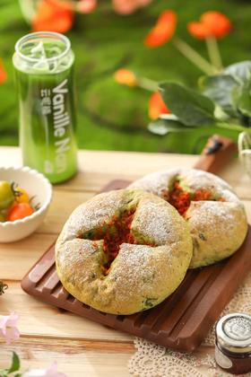 菠菜玉米火腿包（单个）