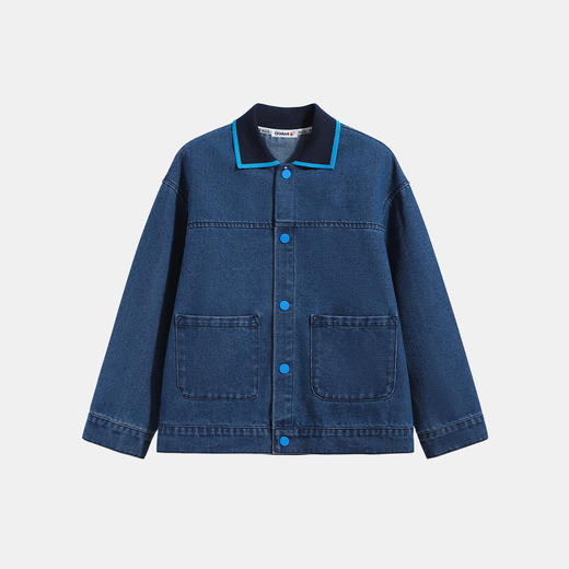 【110-165】【可可鸭】男女童春秋牛仔外套 商品图2