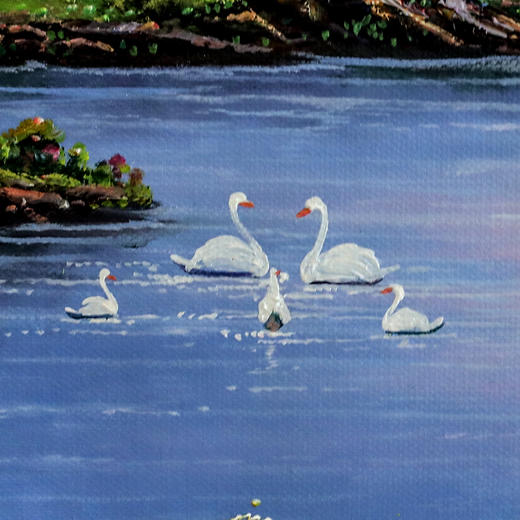 朝山画 富水环山图 商品图7