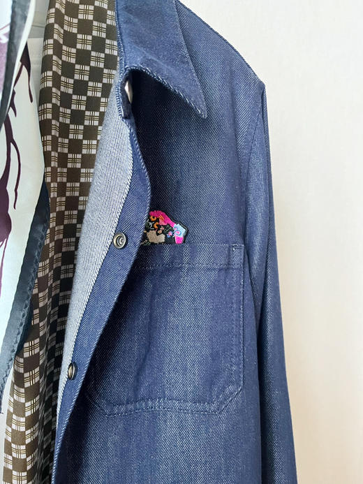 【冲突美学】噢蜜ooomeooo牛仔刺绣衬衫 商品图8