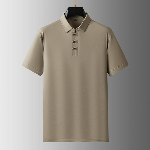 【DDA】大依优型大码短袖POLO衫中国风翻领商务休闲透气半袖夏季上衣 商品图1