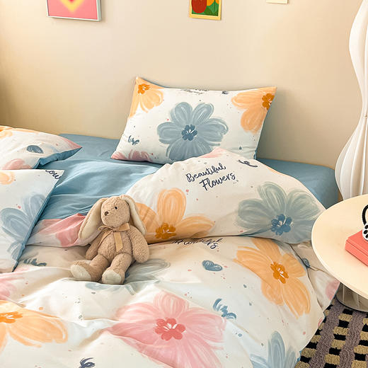 全棉印花系列单被套 耐磨耐用透气印花纯棉被套 商品图8