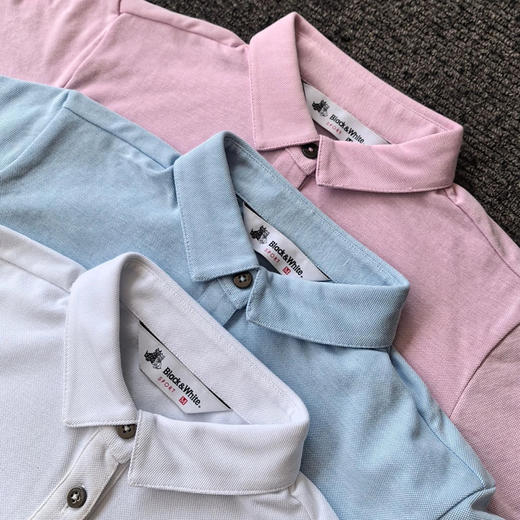 女神节特惠，正品日单BLACK&WHITE女款高尔夫体恤。
天蓝色M L 粉色M L各一件
M胸围92，L胸围96 商品图4