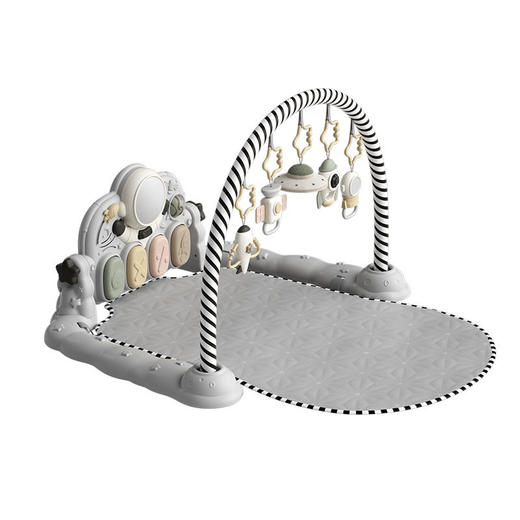 贝易婴儿健身架脚踏钢琴新生儿礼盒见面礼物6月宝宝益智早教玩具 商品图4