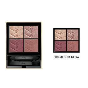 【品牌授权】YSL圣罗兰黑色皮革眼影四色眼影盘  #500摩洛哥琉光 #100斯道拉绝色 哑光锻光