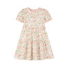笛莎千与2025夏季新款女童甜美花朵印花短袖棉布连衣裙 商品缩略图4